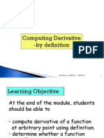 Derivatives Module 1 September 2011