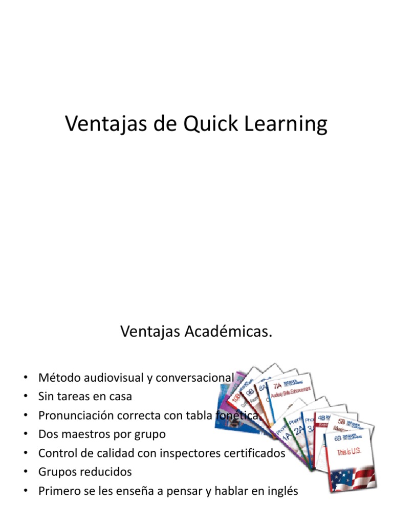 Ventajas de Quick Learning | PDF | Enseñando y aprendiendo | Educación ...