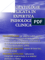 Psihopatologie Aplicata in Expertiza Psihologica Clinica