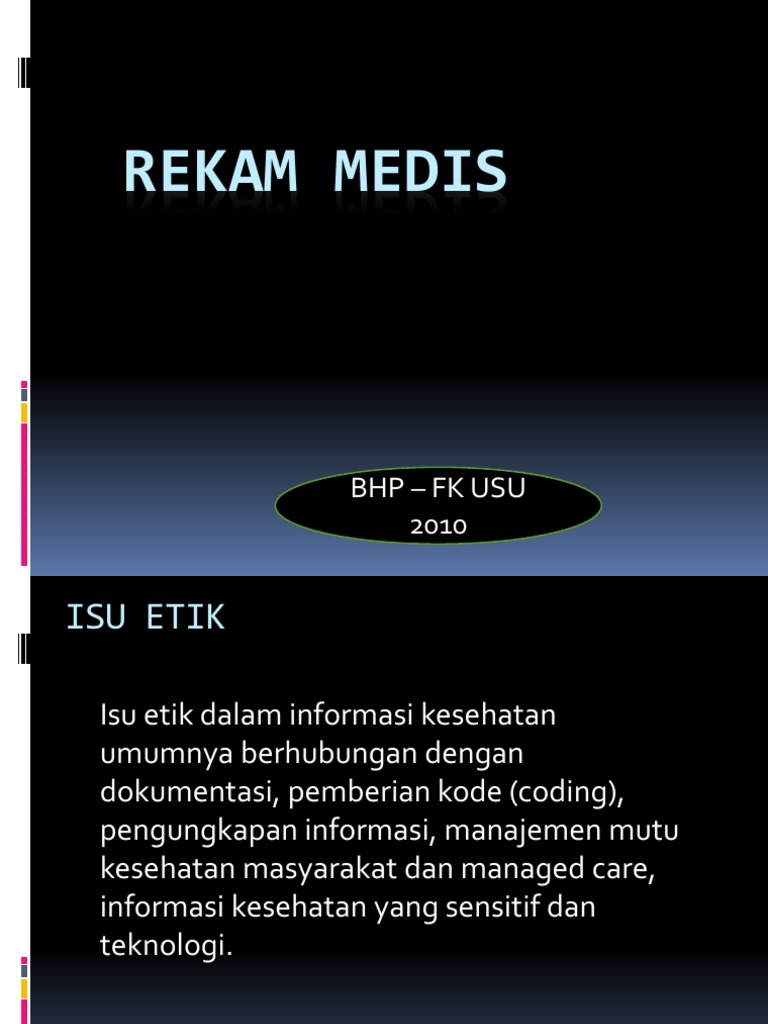 Rekam Medik Rekam Medik