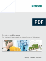 Focusing on Pharmacy The Analysis, Characterization and Identification of Substances