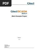 CitectSCADA Batch Example