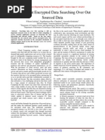 An Efficient Encrypted Data Searching Over Out Sourced Data