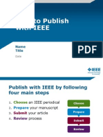 How to Publish With IEEE Presentation