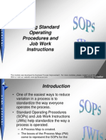 How To Write Standard Operating Procedures