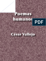 Poemas Humanos - César Vallejo