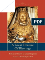 Great Tresasure of Blessings Book of Prayers To Guru Rinpoche