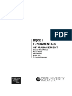 BQOE I Fundamentals of Management