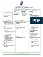 Junior Certificate Schedule of Examination Dates 2014