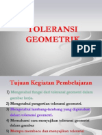 Gambar Teknik Toleransi Geometrik 1