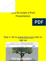 How To Create A Prezi Presentation