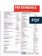 NLC Fee Schedule