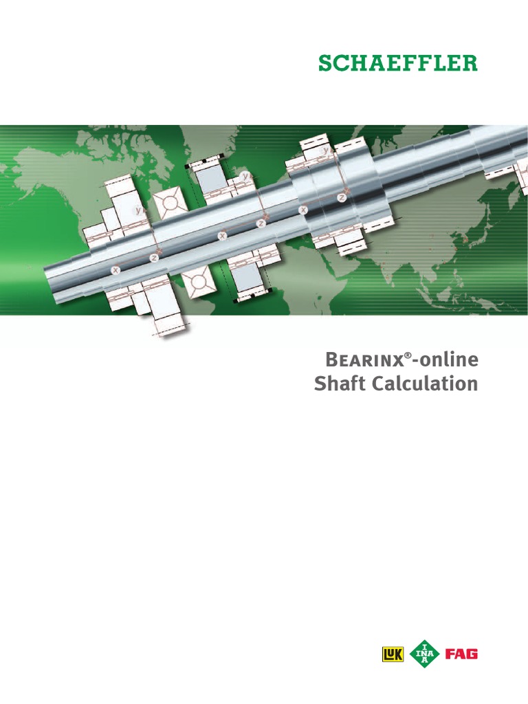 Bearinx - Online Shaft Calculation | Download Free PDF | Bearing ...