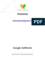 Google AdWords Prezentare CBM Final