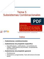 Tema 5-Subsistemas Combinacionales
