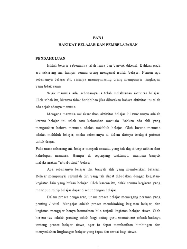 Buku Belajar Dan Pembelajaran