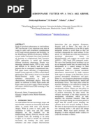 Modeling of Aerodynamic Flutter On A NACA 4412 Airfoil Wind Blade (Final)