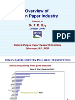 Overview of Indian Paper Industry: Dr. T. K. Roy