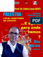 Cartaz Palestra Fabio