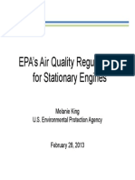 EPA’s Stationary Engine Regulations - 2013-02