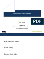 Introduction To SDR Hardware: Paul Sutton