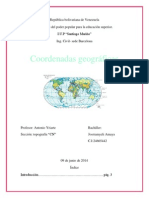 Coordenadas Geograficas