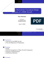 Packaging in A Multivariate Conceptual Design Synthesis of The BWB Aircraf