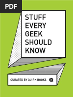 Download Stuff Every Geek Should Know by Quirk Books SN229200438 doc pdf