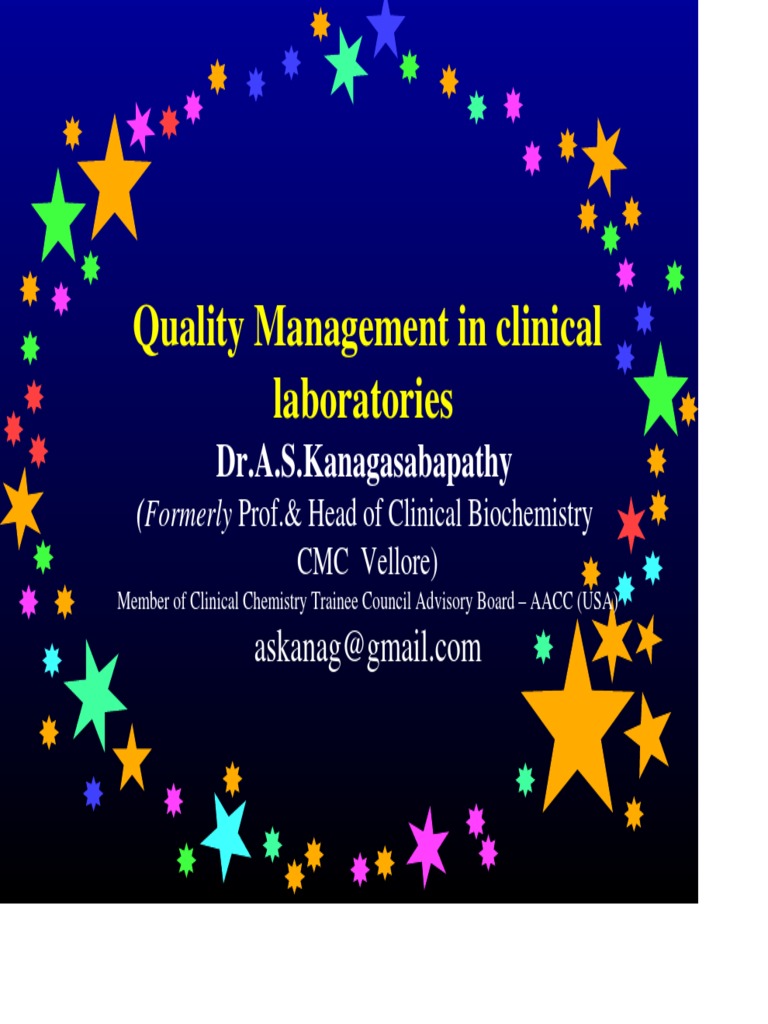 Quality_Management in Clinical Labs Quality Assurance Quality