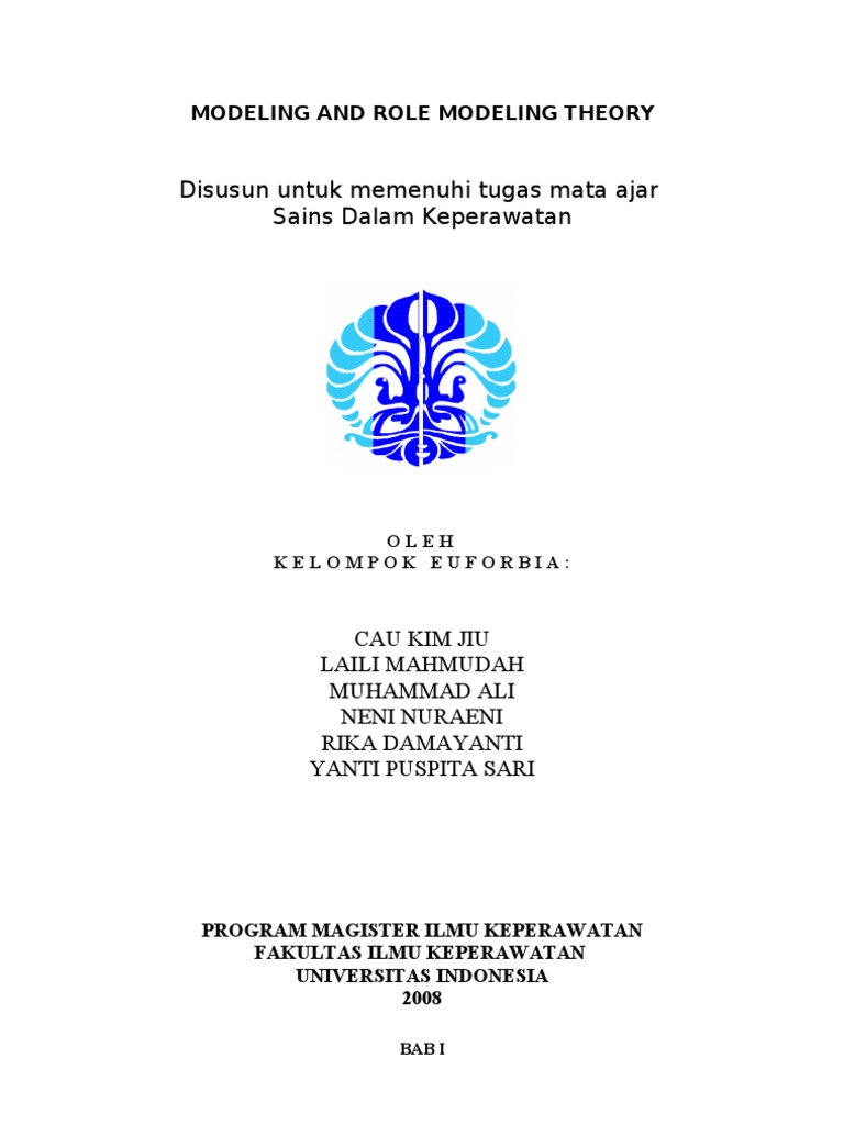 Makalah Modeling and Role Modeling Theory PDF