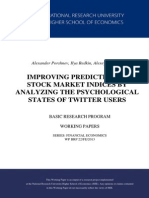 IMPROVING PREDICTION OF STOCK MARKET INDICES BY ANALYZING THE PSYCHOLOGICAL STATES OF TWITTER USERS