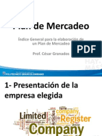 Construcción de Un Plan de Mercadeo