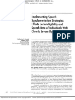 Implementing Speech Supplementation Strategies in Individuals With Chronic Severe Dysarthria