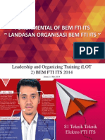 Landasan Organisasi BEM FTI ITS