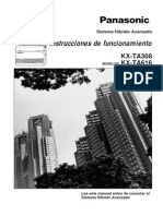 Panasonic KX-TA308 - Manual Del Usuario