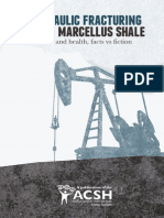 Hydraulic Fracturing in The Marcellus Shale: Water and Health, Facts Vs Fiction