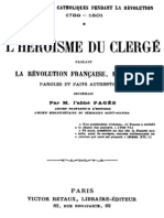 L - Héroïsme Du Clergé Français Pendant La Révolution Française 1789-1801