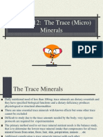 Chapter 12: The Trace (Micro) Minerals