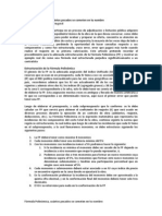 Recomendaciones para Elaborar Una Formula Polinomica