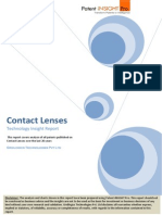 Contact Lenses Patent Search and Analysis Report