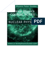 Nuclear Physics A Level Revision