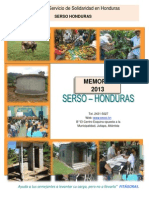 Memoria 2013 - SERSO Honduras