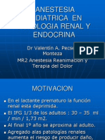 Anestesia Pediatrica de Pacientescon Patologia Renal y Endocrina