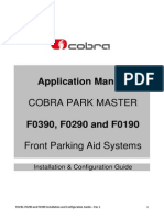 Cobra Park Master F0390 F0290 F0190 Installation and Configuration Guide - Rev 1
