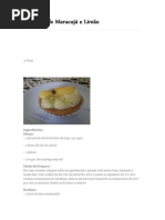 Tortelete de Maracujá e