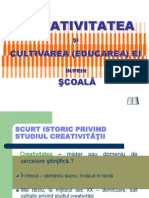 Creativitatea in Scoala