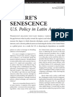 Empire's Senescence: U.S. Policy in Latin America