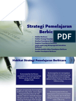 Strategi Pemelajaran Berbicara