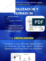 Cristalización y Filtración