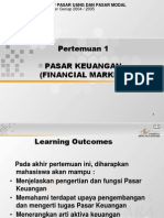 Pertemuan 1 Pasar Keuangan (Financial Market)